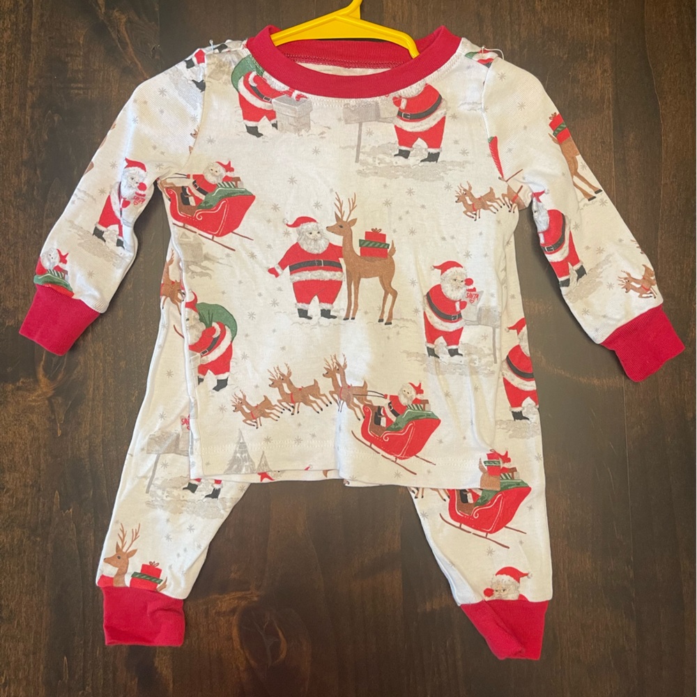 Pottery Barn Kids Santa Pajamas